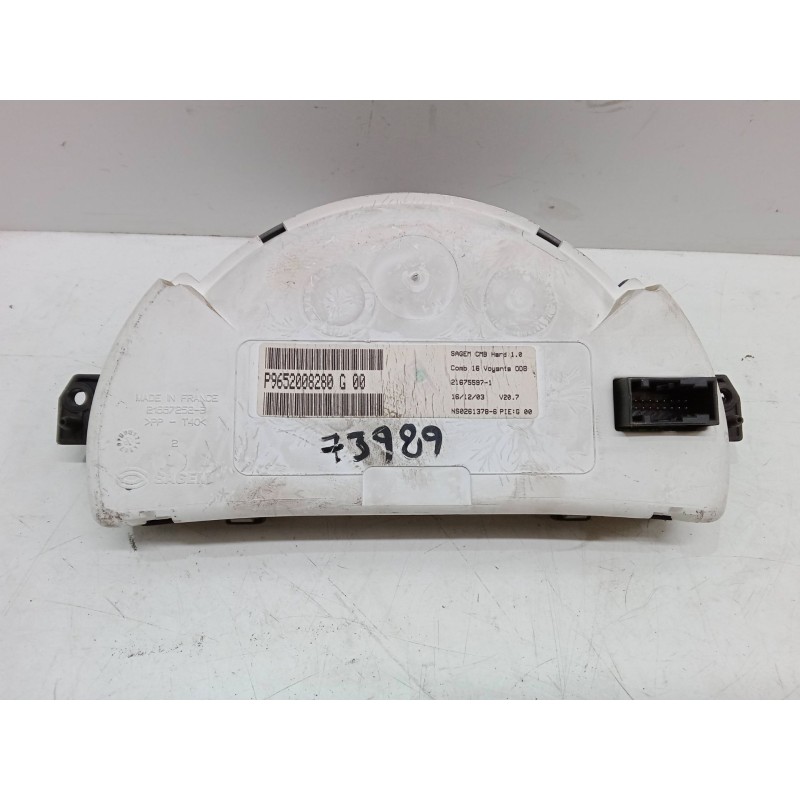 Recambio de cuadro instrumentos para citroën c3 i (fc_, fn_) 1.1 i referencia OEM IAM P9652008280G00  21675597-1