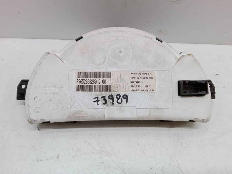 Recambio de cuadro instrumentos para citroën c3 i (fc_, fn_) 1.1 i referencia OEM IAM P9652008280G00  21675597-1