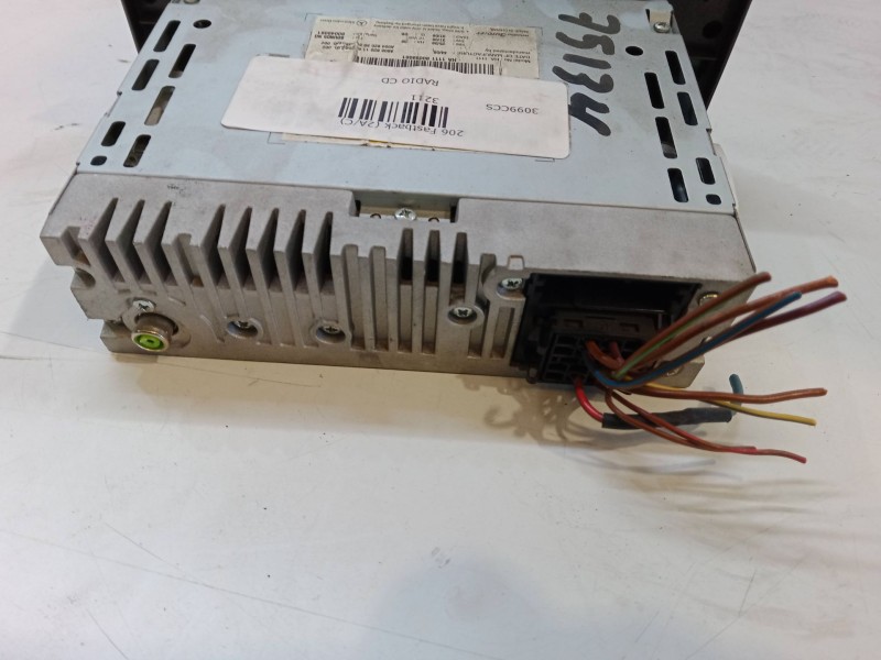 Recambio de radio cd para peugeot 206 hatchback (2a/c) 1.4 hdi eco 70 referencia OEM IAM   