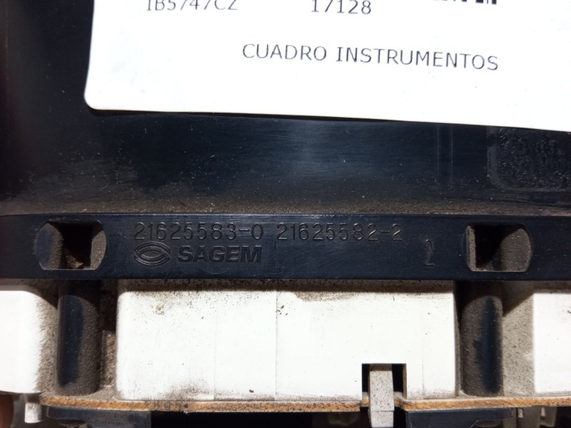 Recambio de cuadro instrumentos para citroën xsara (n1) 1.9 d referencia OEM IAM 21625583-0 21625582-2 