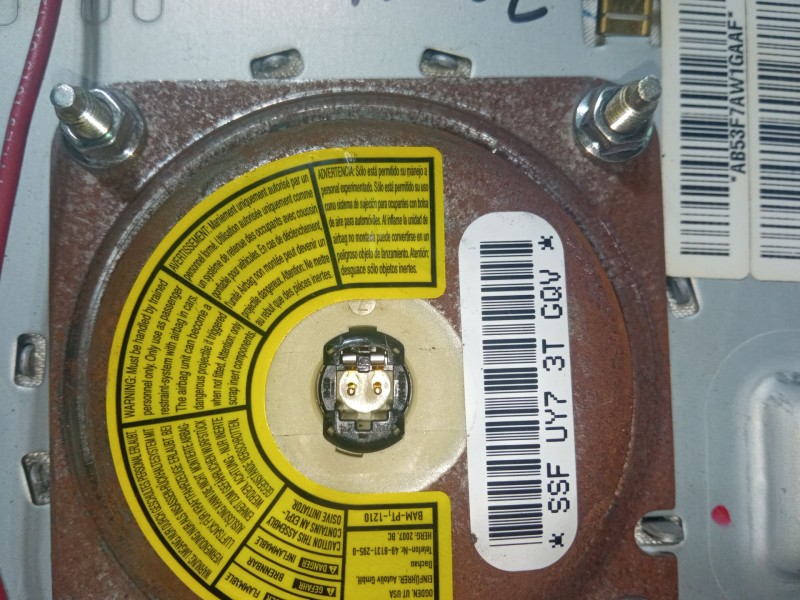 Recambio de airbag volante para ssangyong rodius i 2.7 xdi referencia OEM IAM SSFUY73TGQY AB53F7AW1GAAF 