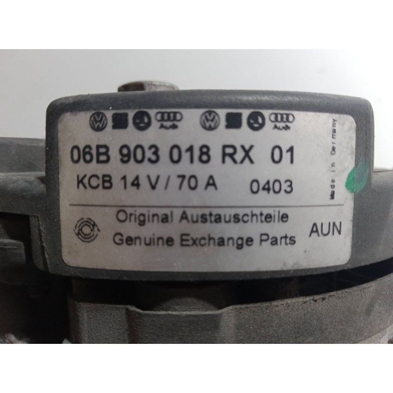 Recambio de alternador para seat ibiza iii (6l1) 1.4 tdi referencia OEM IAM 06B903018RX01  