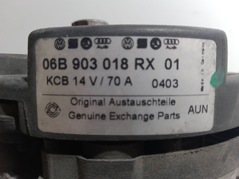 Recambio de alternador para seat ibiza iii (6l1) 1.4 tdi referencia OEM IAM 06B903018RX01  