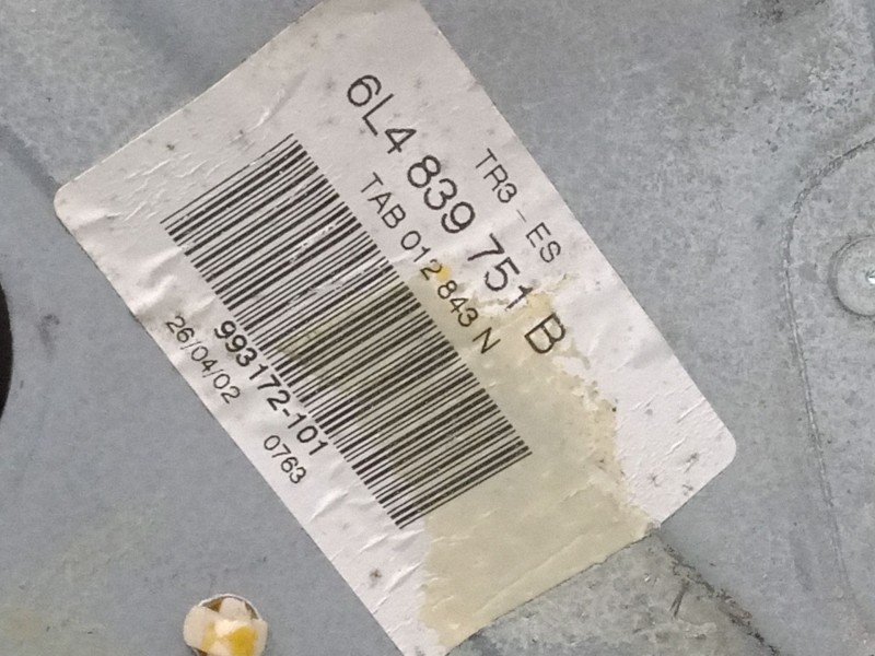 Recambio de elevalunas trasero izquierdo para seat ibiza iii (6l1) 1.9 tdi referencia OEM IAM 6L4839751B  