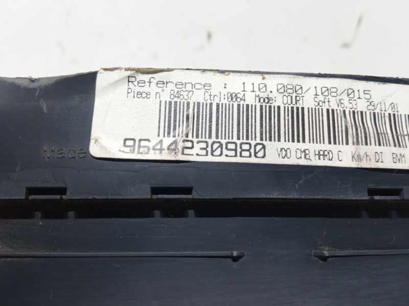 Recambio de cuadro instrumentos para peugeot 406 break (8e/f) 2.0 hdi 110 referencia OEM IAM 9644230980  