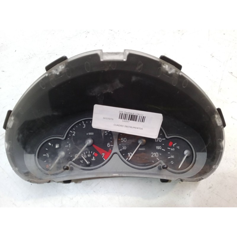 Recambio de cuadro instrumentos para peugeot 206 hatchback (2a/c) 1.4 i referencia OEM IAM 9645847180 JAT15005CE 000643003