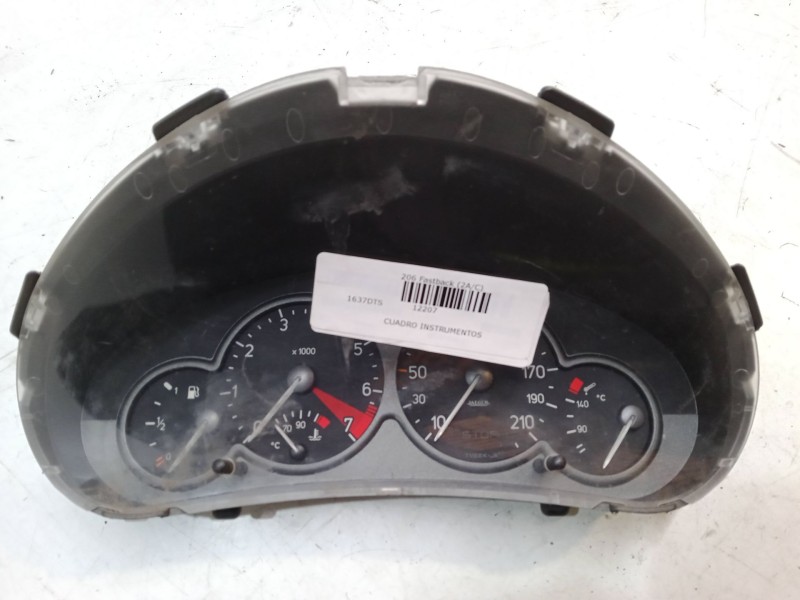Recambio de cuadro instrumentos para peugeot 206 hatchback (2a/c) 1.4 i referencia OEM IAM 9645847180 JAT15005CE 000643003