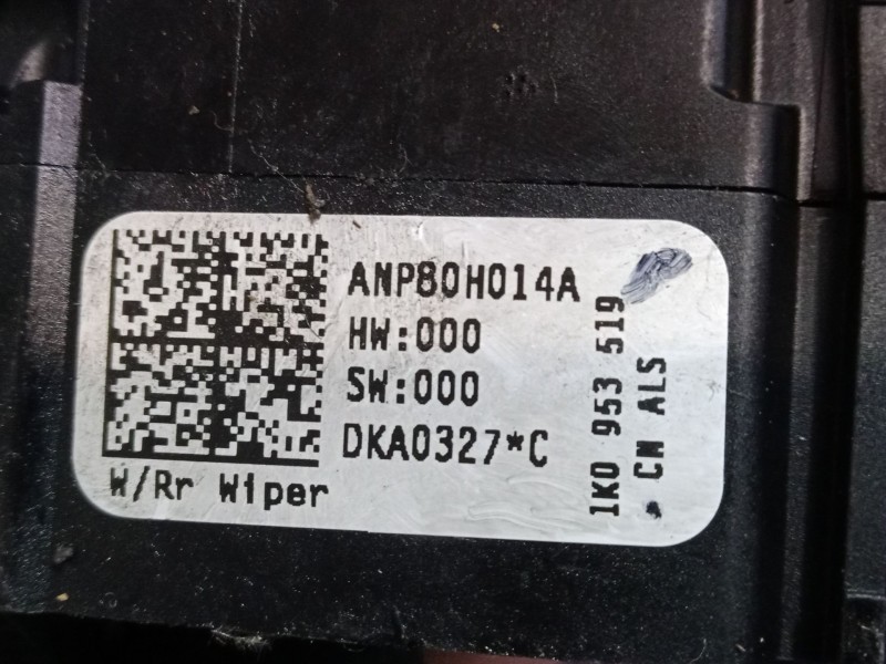 Recambio de mando limpiaparabrisas para volkswagen golf v (1k1) 1.6 referencia OEM IAM 1K0953519  