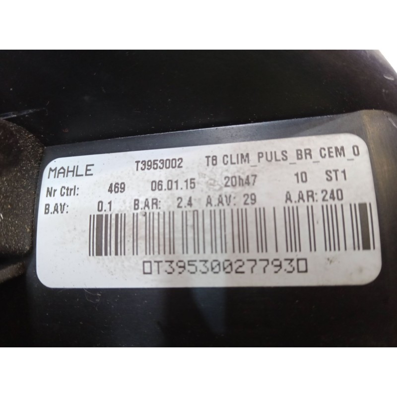 Recambio de motor calefaccion para citroën ds5 1.6 hdi 115 referencia OEM IAM T3953002  