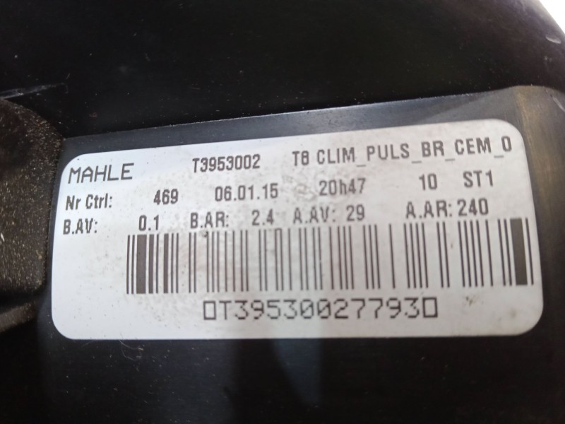 Recambio de motor calefaccion para citroën ds5 1.6 hdi 115 referencia OEM IAM T3953002  