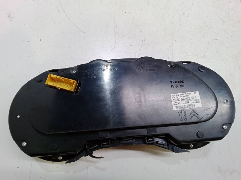 Recambio de cuadro instrumentos para peugeot 3008 monospace (0u_) 1.6 hdi referencia OEM IAM 9666174980  69189230U