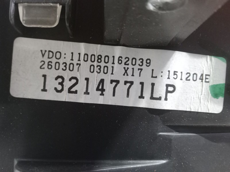Recambio de cuadro instrumentos para opel meriva a monospace (x03) 1.6 (e75) referencia OEM IAM 13214771LP  