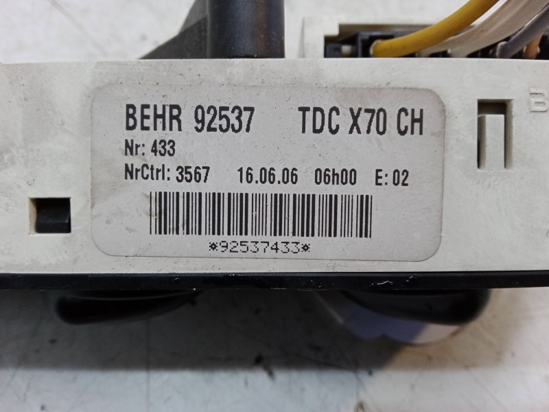 Recambio de mando calefaccion / a/a para renault master ii furgoneta (fd) 2.5 dci 120 referencia OEM IAM 92537TDCX70CH  