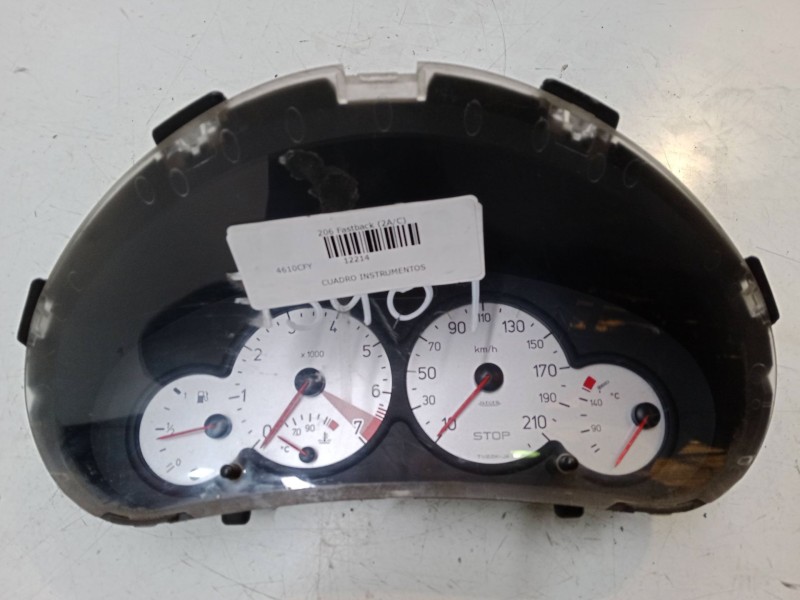 Recambio de cuadro instrumentos para peugeot 206 hatchback (2a/c) 1.6 16v referencia OEM IAM 9648837180 JAT15005CE 000643406