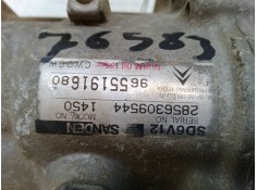 Recambio de compresor a/a para citroën c2 (jm_) 1.1 referencia OEM IAM 9655191680 1450F SD6V12 2