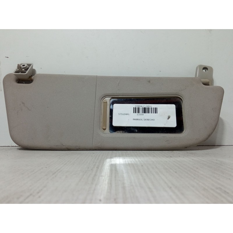 Recambio de parasol derecho para opel corsa c (x01) 1.3 cdti (f08, f68) referencia OEM IAM   