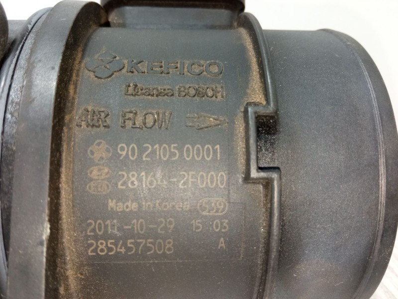 Recambio de caudalimetro para kia sorento ii (xm) 2.0 crdi 4wd referencia OEM IAM 28164-2F000  9021050001