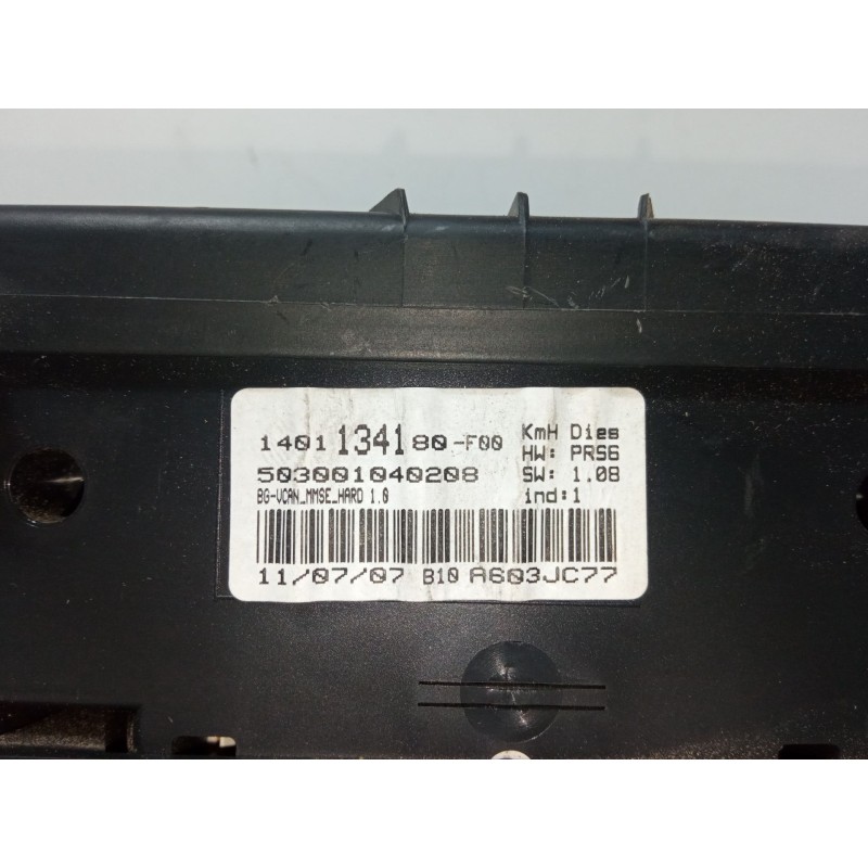 Recambio de cuadro instrumentos para fiat ulysse (179_) 2.0 d multijet referencia OEM IAM 1401134180-F00 503001040208 B10 A603JC