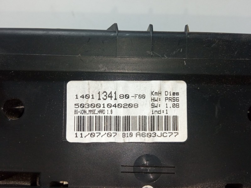 Recambio de cuadro instrumentos para fiat ulysse (179_) 2.0 d multijet referencia OEM IAM 1401134180-F00 503001040208 B10 A603JC