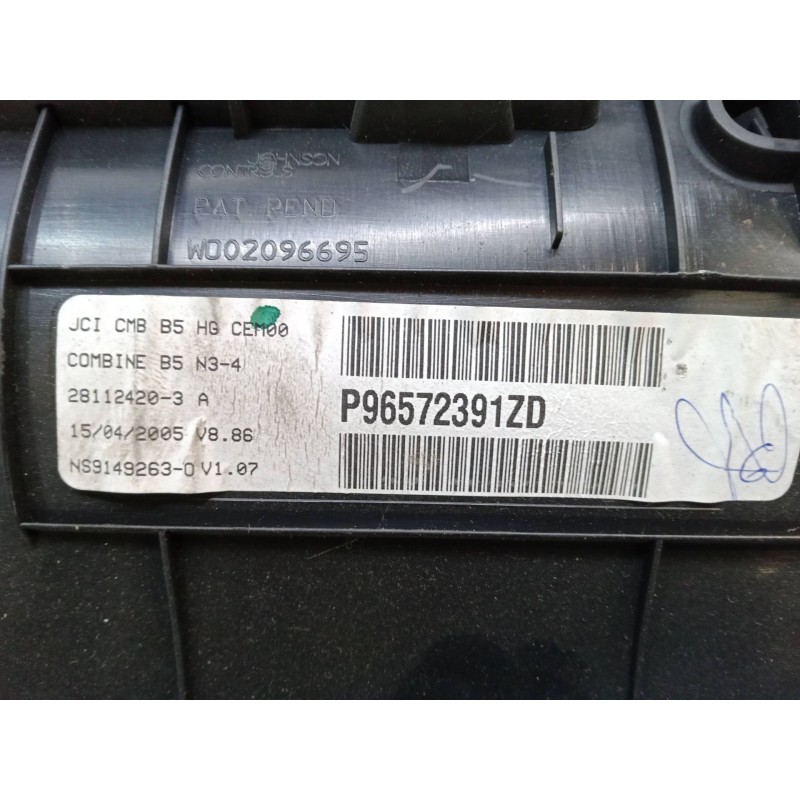 Recambio de cuadro instrumentos para citroën c4 coupé (la_) 1.6 16v referencia OEM IAM P96572391ZD  28112420-3 A