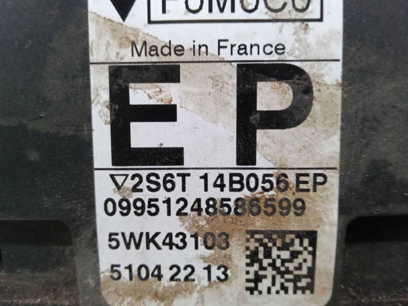 Recambio de centralita airbag para mazda 2 (dy) 1.4 cd referencia OEM IAM 2S6T14B056EP 5WK43103 5104 22 13