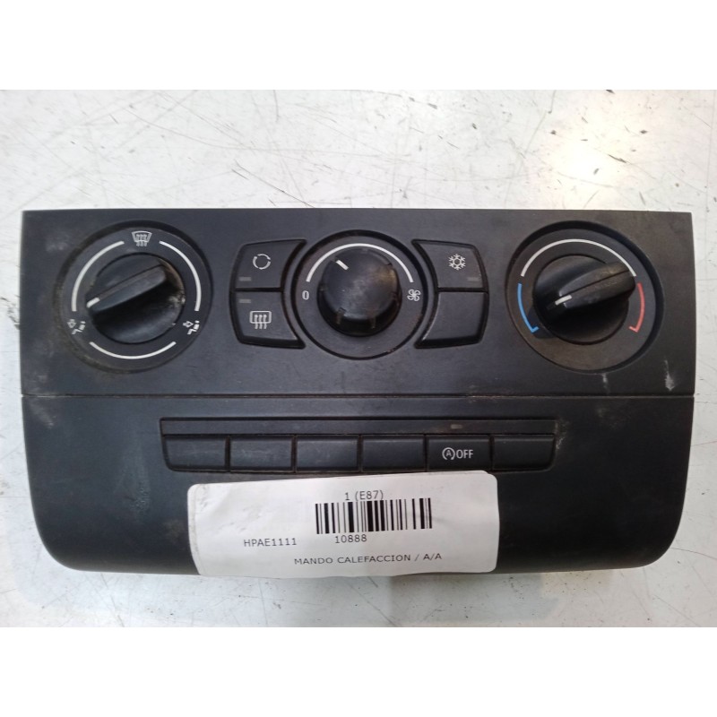 Recambio de mando calefaccion / a/a para bmw 1 (e87) 116 i referencia OEM IAM 6411916298601  A2C53289384