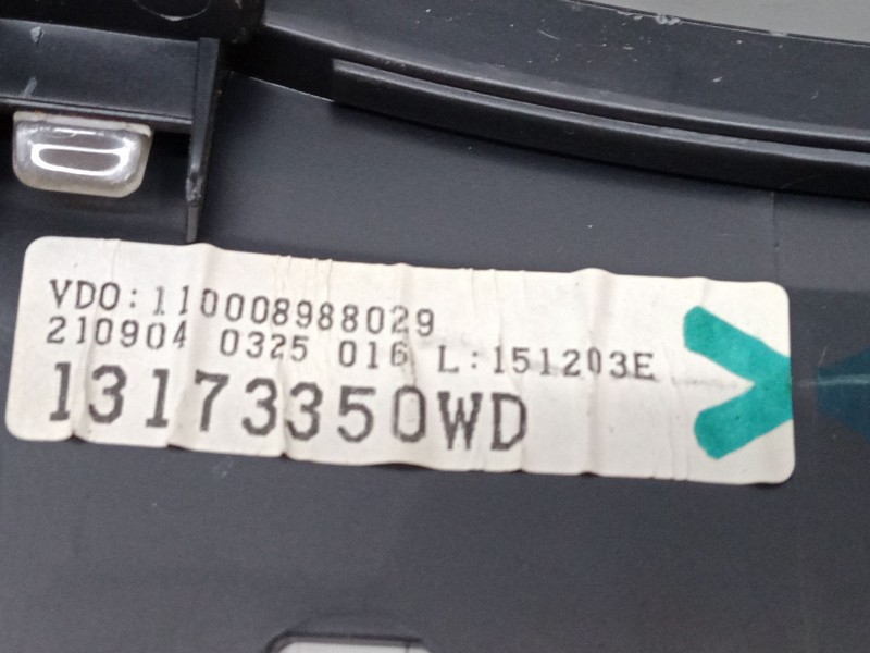 Recambio de cuadro instrumentos para opel corsa c (x01) 1.2 twinport (f08, f68) referencia OEM IAM 13173350WD 110008988029 