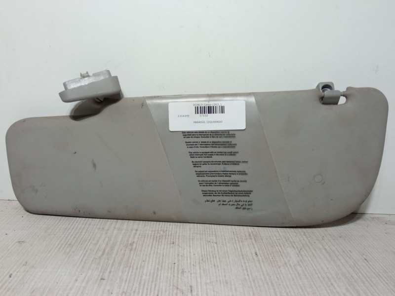 Recambio de parasol izquierdo para fiat doblo cargo (263_) 1.3 d multijet referencia OEM IAM   