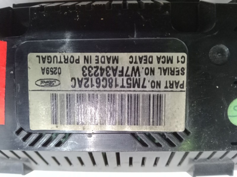 Recambio de mando climatizador para ford focus ii (da_, hcp, dp) 1.6 tdci referencia OEM IAM 7M5T18C612AC  0259A