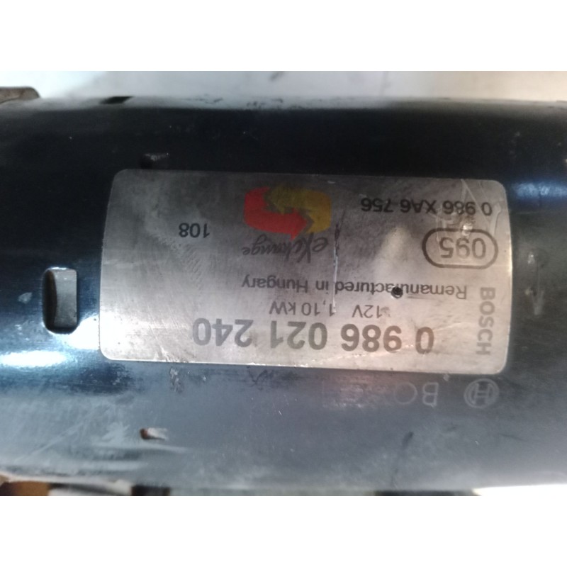 Recambio de motor arranque para opel corsa d (s07) 1.3 cdti (l08, l68) referencia OEM IAM 0986021024  0986XA6755