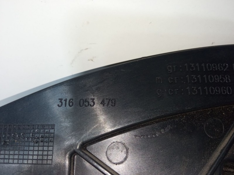 Recambio de maneta interior puerta trasera izquierda para opel corsa c (x01) 1.3 cdti (f08, f68) referencia OEM IAM 316053479  