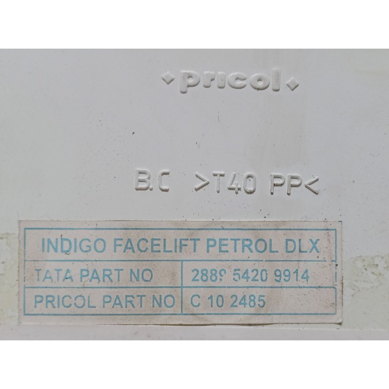 Recambio de cuadro instrumentos para tata indigo (4_v2) 1.4 referencia OEM IAM 288954209914 C 10 2485 