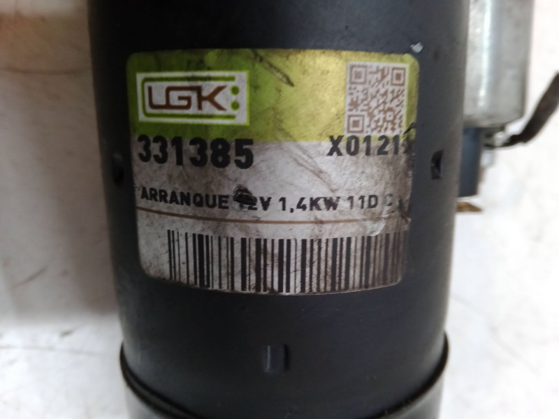 Recambio de motor arranque para peugeot expert furgoneta (vf3a_, vf3u_, vf3x_) 1.6 hdi 90 16v referencia OEM IAM 331385  