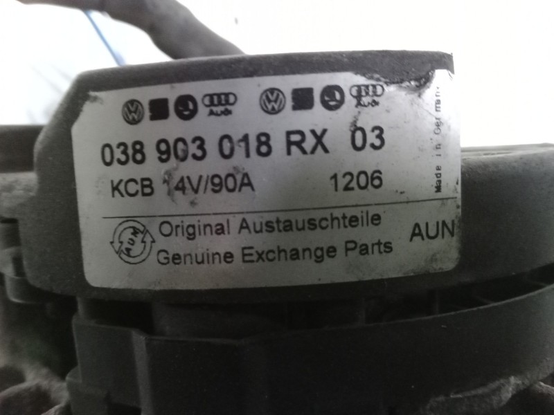 Recambio de alternador para audi a2 (8z0) 1.4 referencia OEM IAM 038903018RX03  