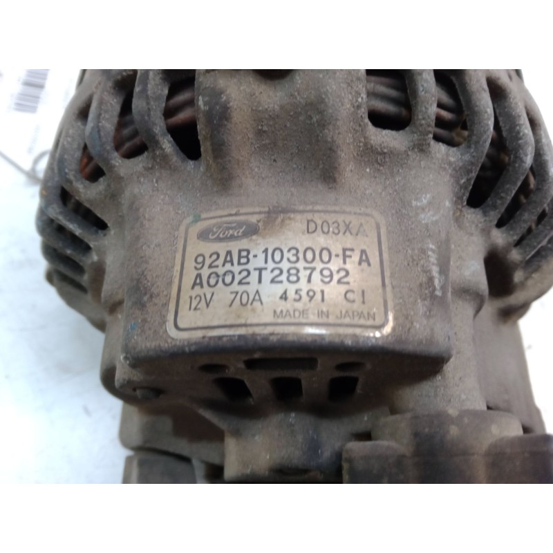 Recambio de alternador para ford escort v (aal, abl) 1.6 referencia OEM IAM 92AB10300FA  A002T28792