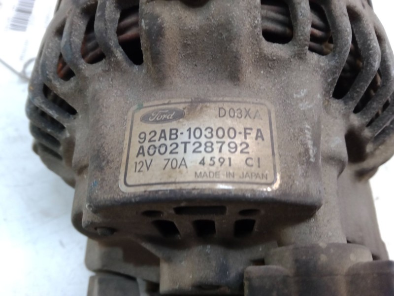 Recambio de alternador para ford escort v (aal, abl) 1.6 referencia OEM IAM 92AB10300FA  A002T28792