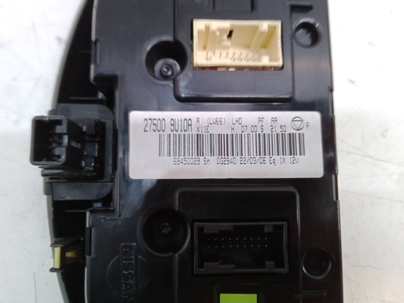 Recambio de mando climatizador para nissan note (e11, ne11) 1.6 referencia OEM IAM 275009U10A  69450029