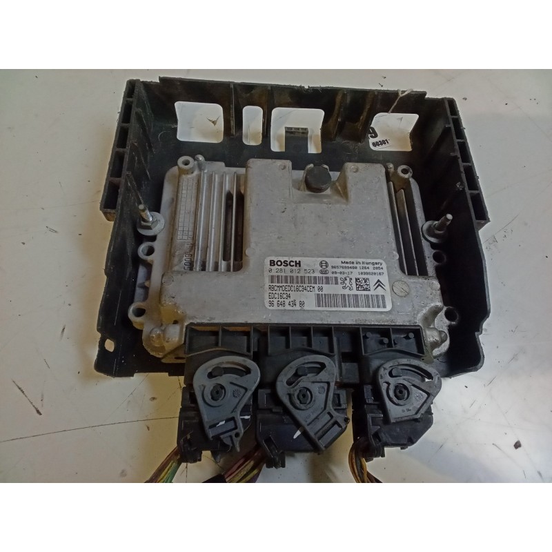 Recambio de centralita motor uce para peugeot 207/207+ (wa_, wc_) 1.4 hdi referencia OEM IAM 96648434809657699480 EDC16C34 02810