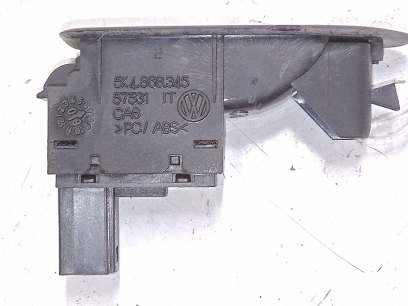 Recambio de mando elevalunas trasero izquierdo para volkswagen golf vi (5k1) 1.6 tdi referencia OEM IAM   