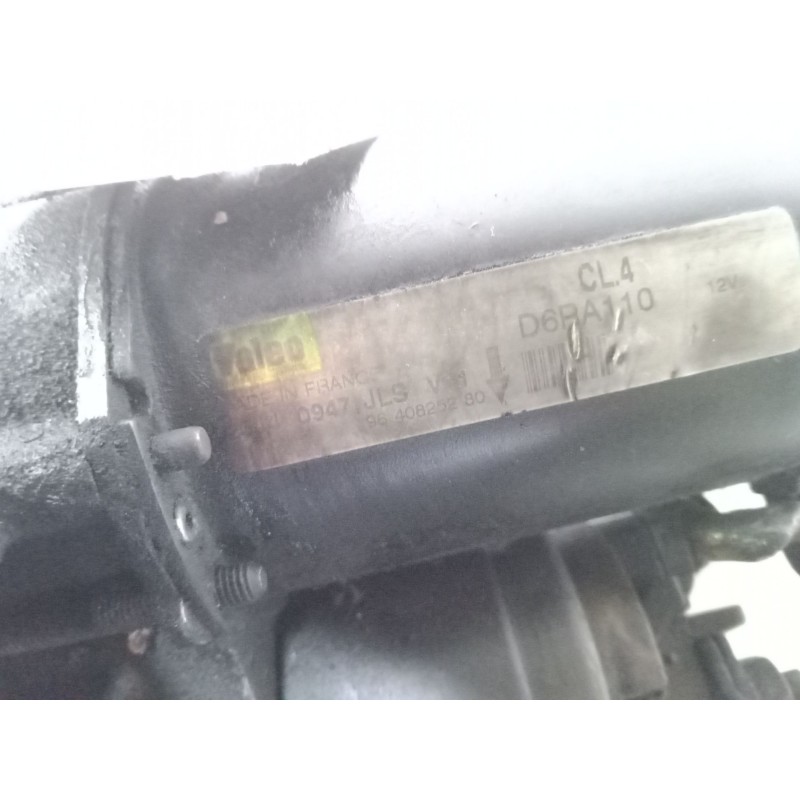 Recambio de motor arranque para peugeot 206 hatchback (2a/c) 1.4 hdi eco 70 referencia OEM IAM 9640825280  D6RA110