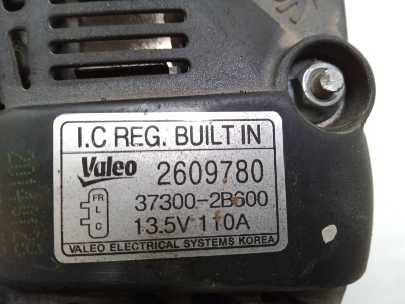 Recambio de alternador para hyundai ix35 (lm, el, elh) 1.6 referencia OEM IAM 373002B600  2609780