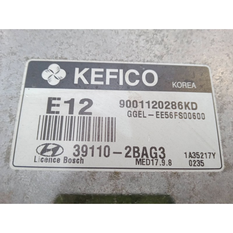 Recambio de centralita motor uce para hyundai ix35 (lm, el, elh) 1.6 referencia OEM IAM 391102BAG3  9001120286KD E12