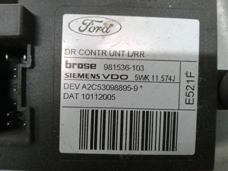 Recambio de elevalunas electrico trasero izquierdo para ford focus ii (da_, hcp, dp) 1.6 tdci referencia OEM IAM   