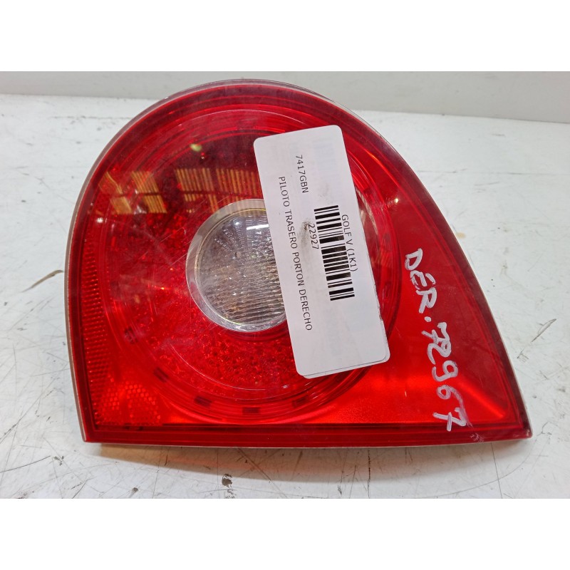 Recambio de piloto trasero porton derecho para volkswagen golf v (1k1) 2.0 tdi 16v referencia OEM IAM   
