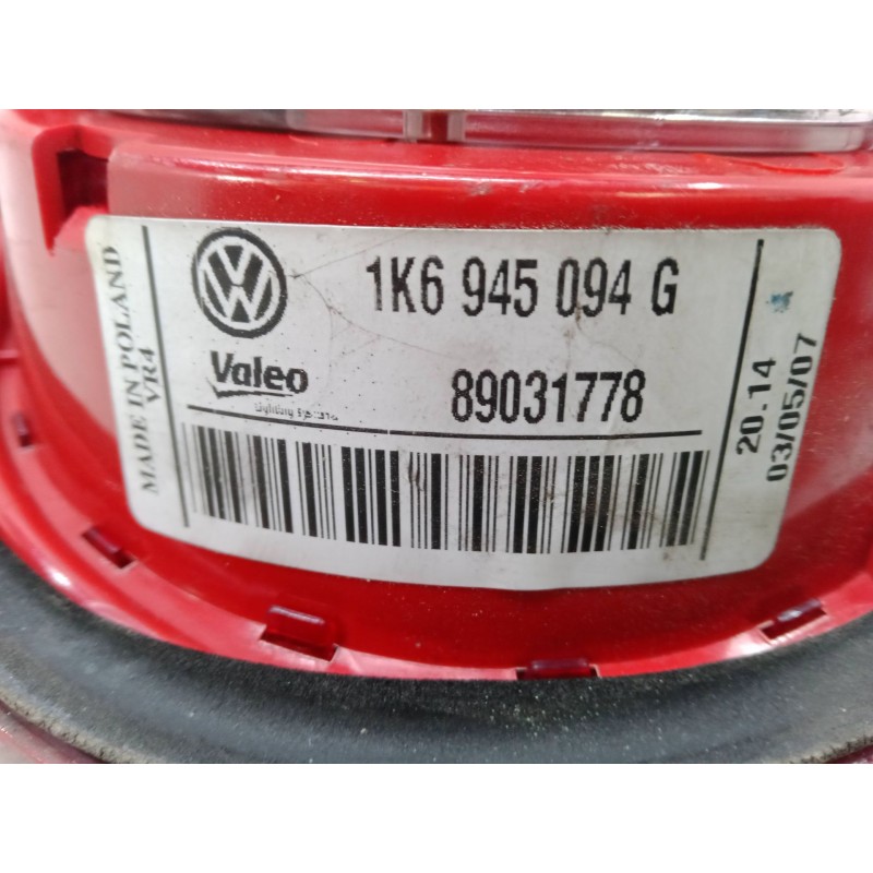 Recambio de piloto trasero porton derecho para volkswagen golf v (1k1) 2.0 tdi 16v referencia OEM IAM   
