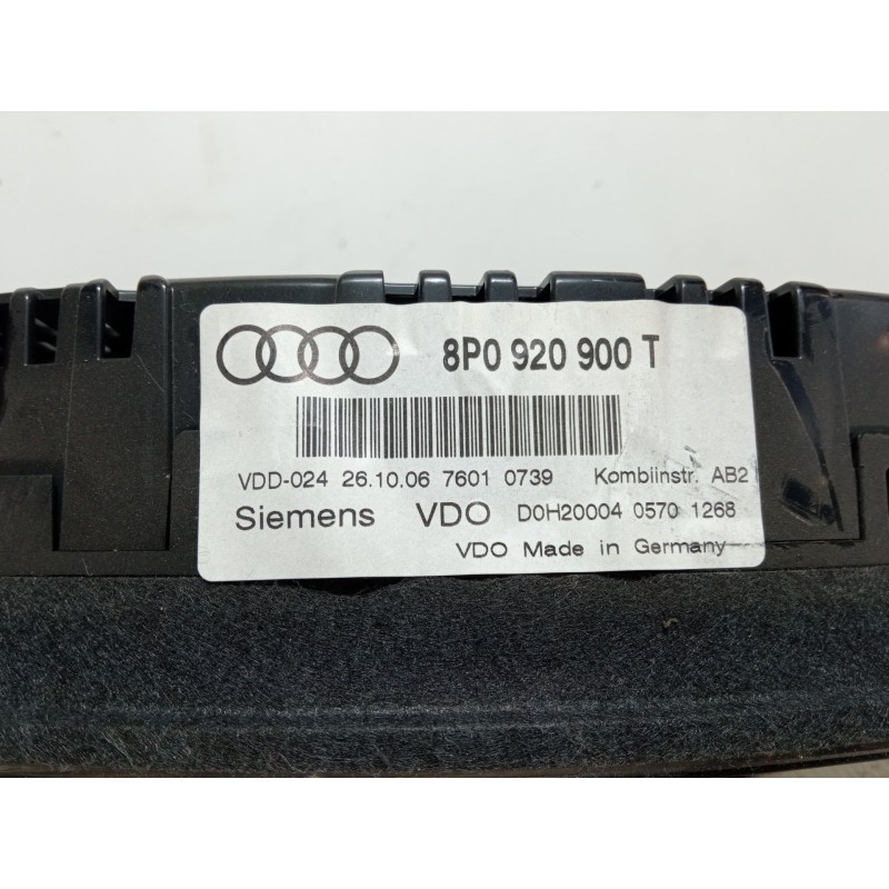 Recambio de cuadro instrumentos para audi a3 sportback (8pa) 1.6 fsi referencia OEM IAM 8P0920900T  