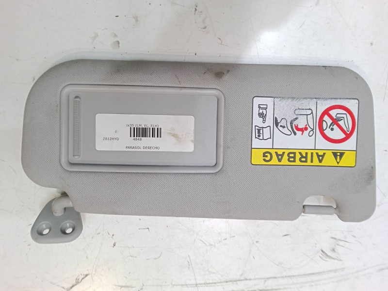 Recambio de parasol derecho para hyundai ix35 (lm, el, elh) 1.6 referencia OEM IAM   