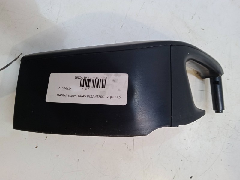 Recambio de mando elevalunas delantero izquierdo para seat ibiza iv sc (6j1, 6p5) 1.4 referencia OEM IAM 6J1867179A  