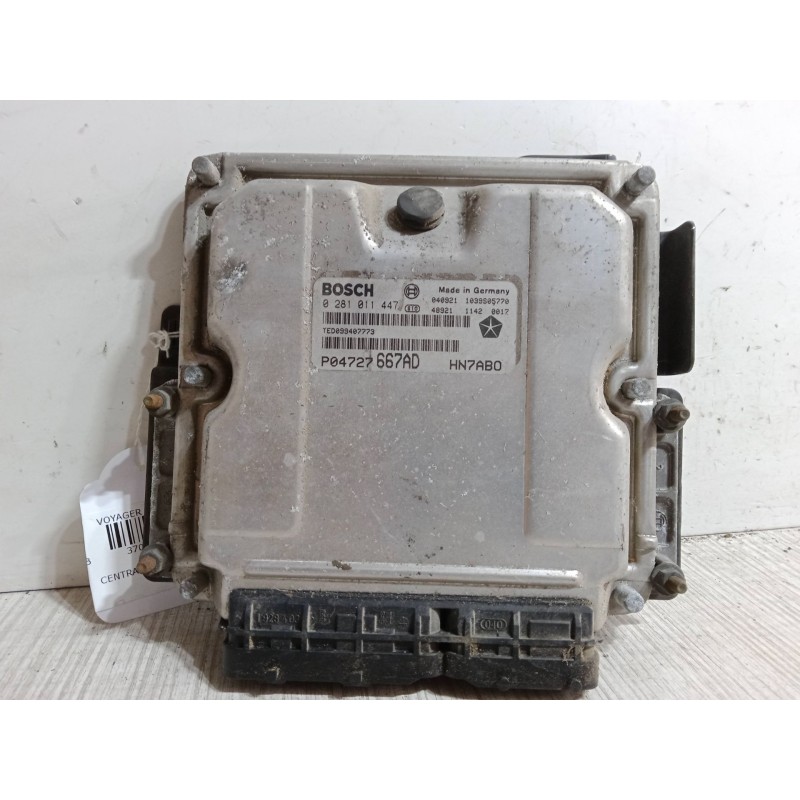 Recambio de centralita motor uce para chrysler voyager iv (rg, rs) 2.5 crd referencia OEM IAM P04727667AD HN7AB0 0281011447