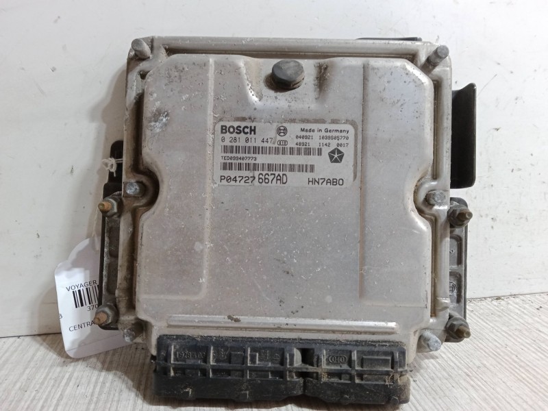 Recambio de centralita motor uce para chrysler voyager iv (rg, rs) 2.5 crd referencia OEM IAM P04727667AD HN7AB0 0281011447